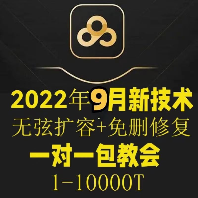 【副业项目40312期】2022年9月最新百度网盘无限扩容技术，外面卖599的，自用或出售都可以-E创连盟