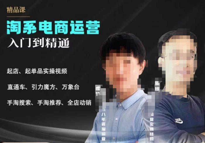 【副业项目6098期】2023手淘搜索实操课+体系化课程，​起店起单品实操视频课程-E创连盟